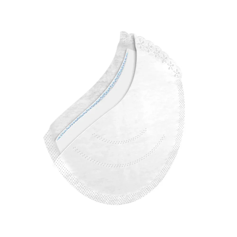 Difrax Nursing Breast Pads - 40 items white/black