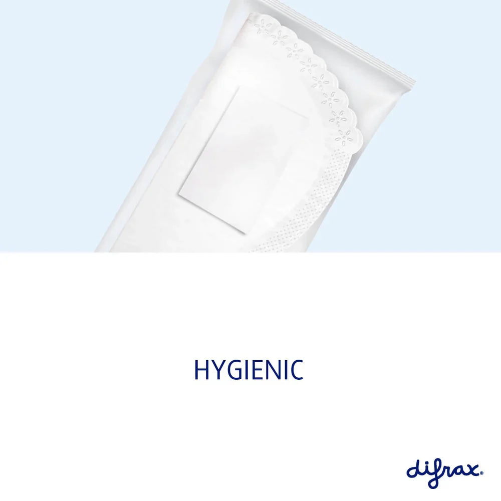 Difrax Nursing Breast Pads - 40 items white/black