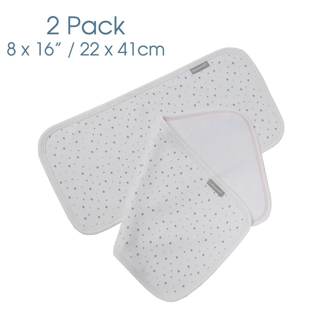 baby sense burp cloth set (2-pack)