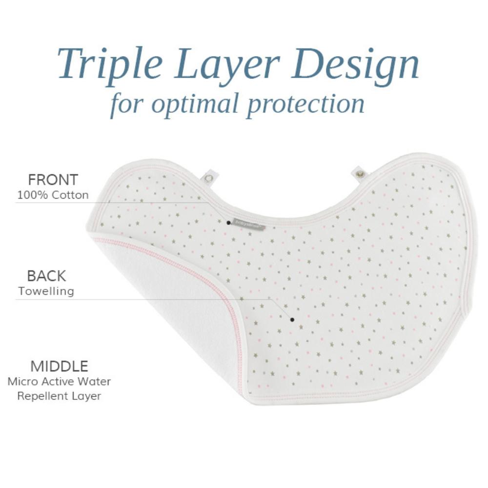 baby sense burp & bib