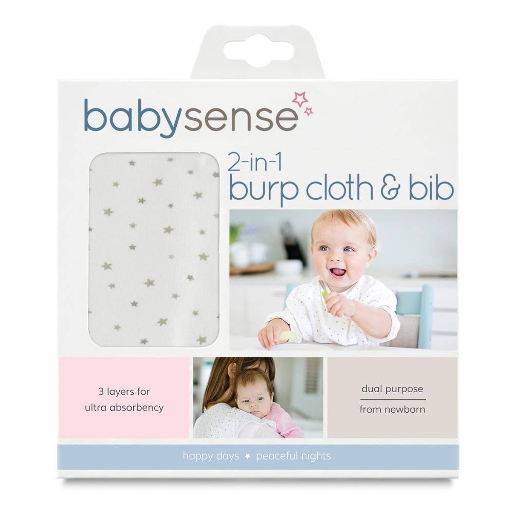 baby sense burp & bib
