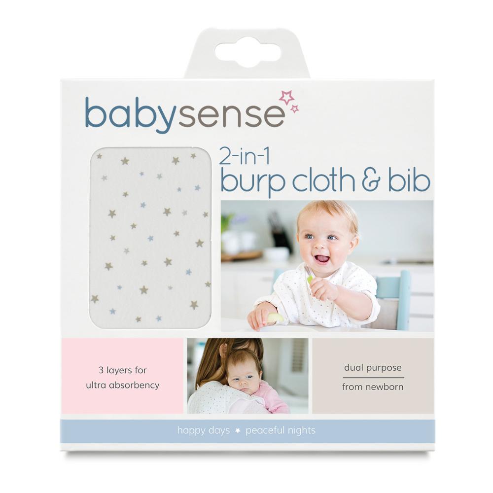 baby sense burp & bib