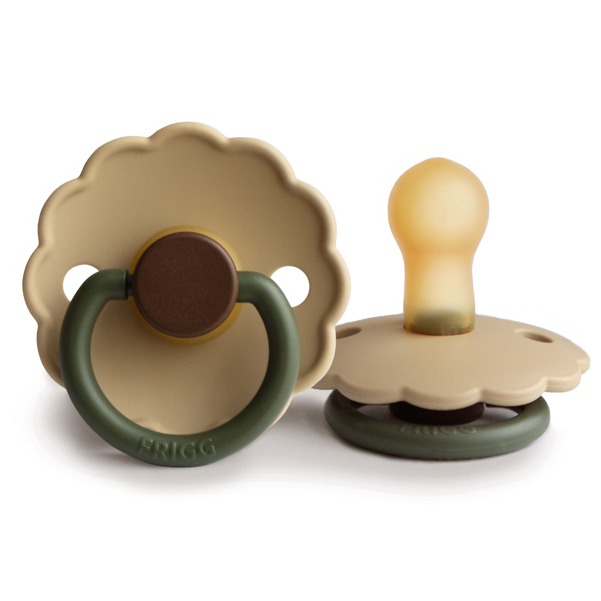 FRIGG Daisy Colourblock - Round Latex Pacifier