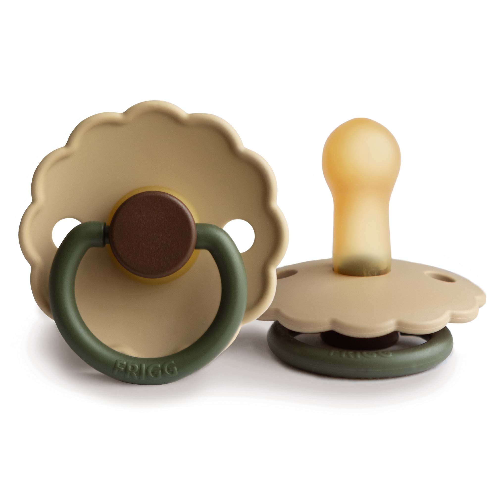 FRIGG Daisy Colourblock - Round Latex Pacifier
