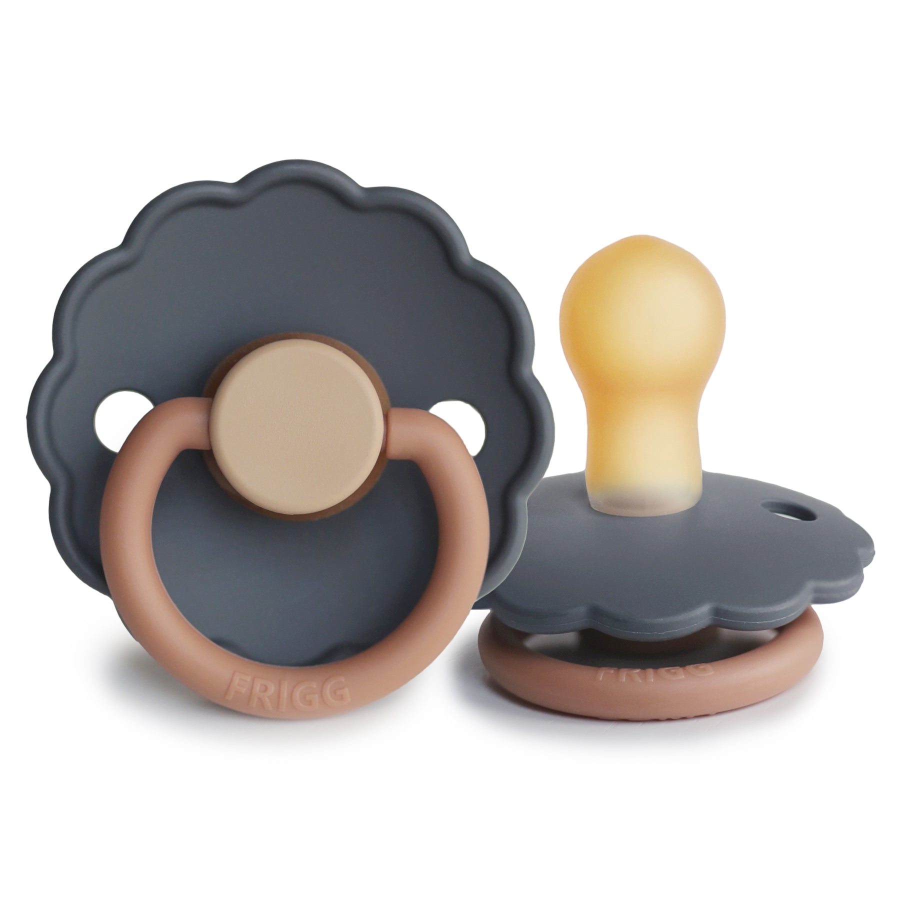 FRIGG Daisy Colourblock - Round Latex Pacifier