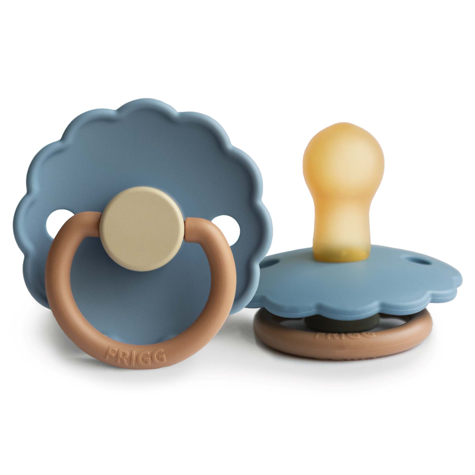 FRIGG Daisy Colourblock - Round Latex Pacifier