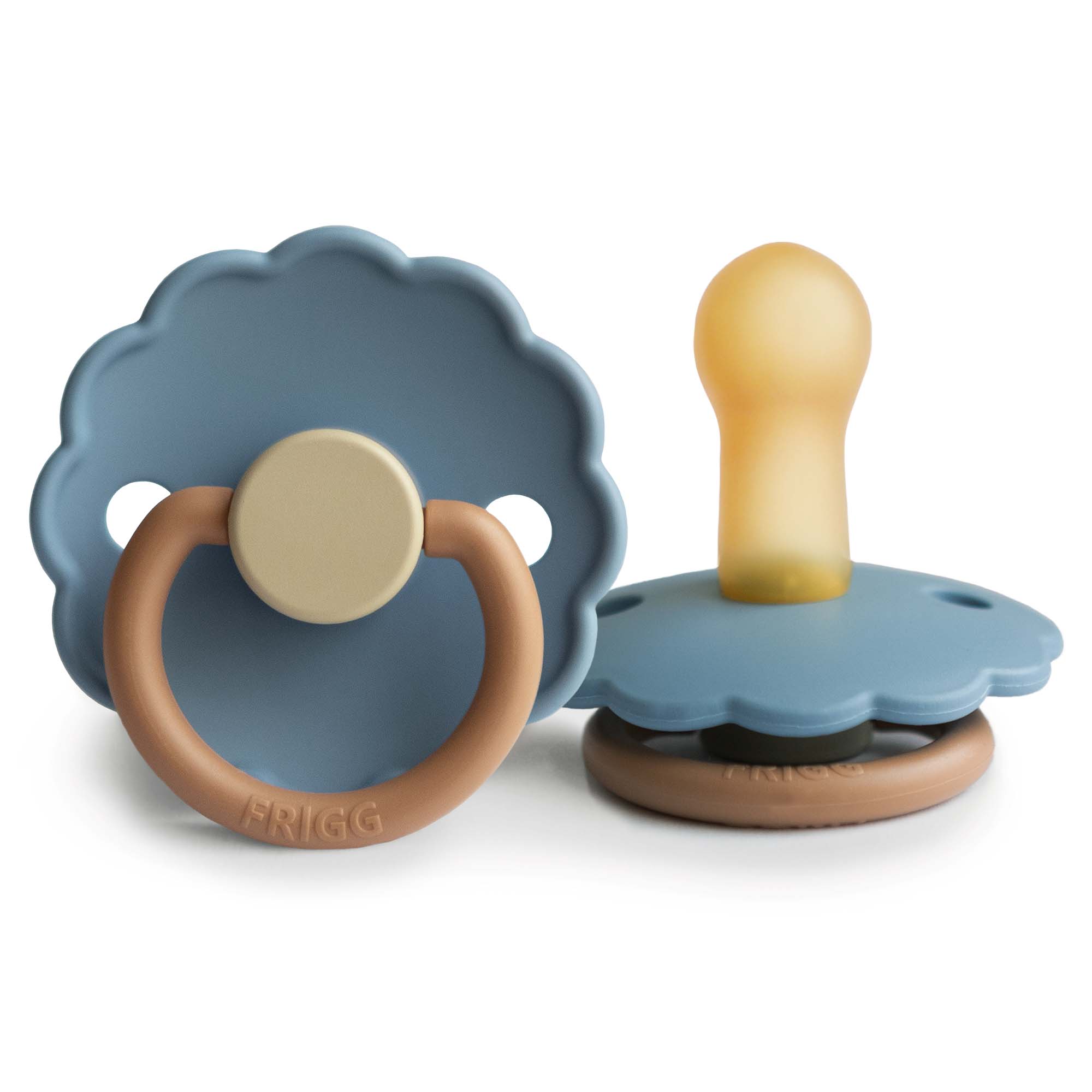 FRIGG Daisy Colourblock - Round Latex Pacifier
