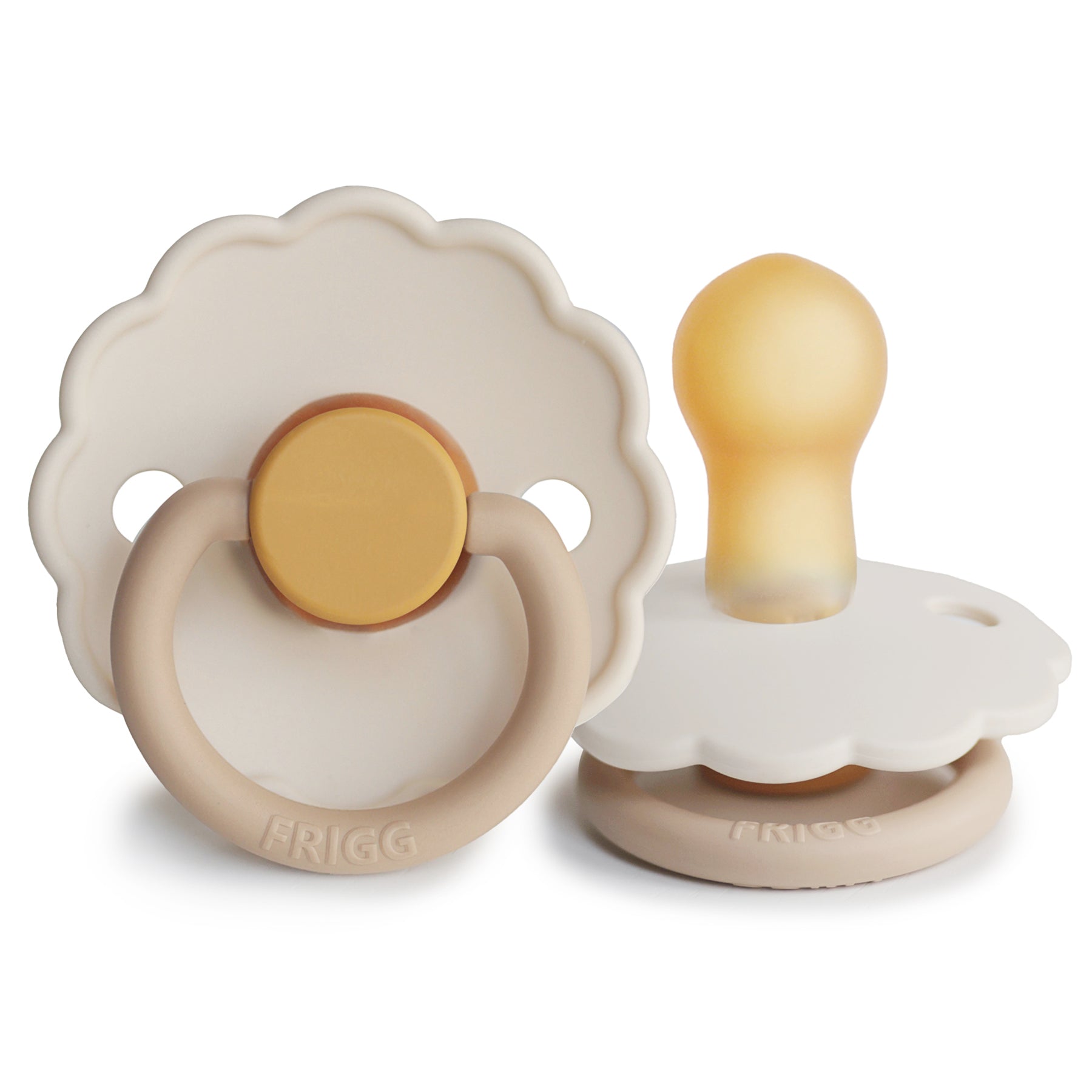 FRIGG Daisy Colourblock - Round Latex Pacifier