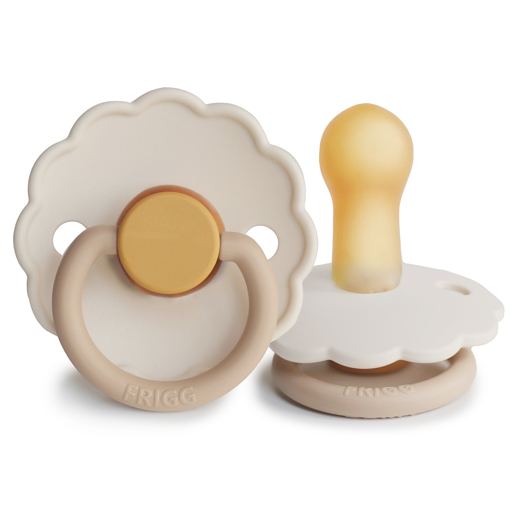 FRIGG Daisy Colourblock - Round Latex Pacifier