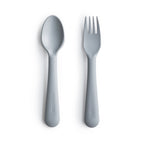 Mushie Dinnerware Fork & Spoon Set