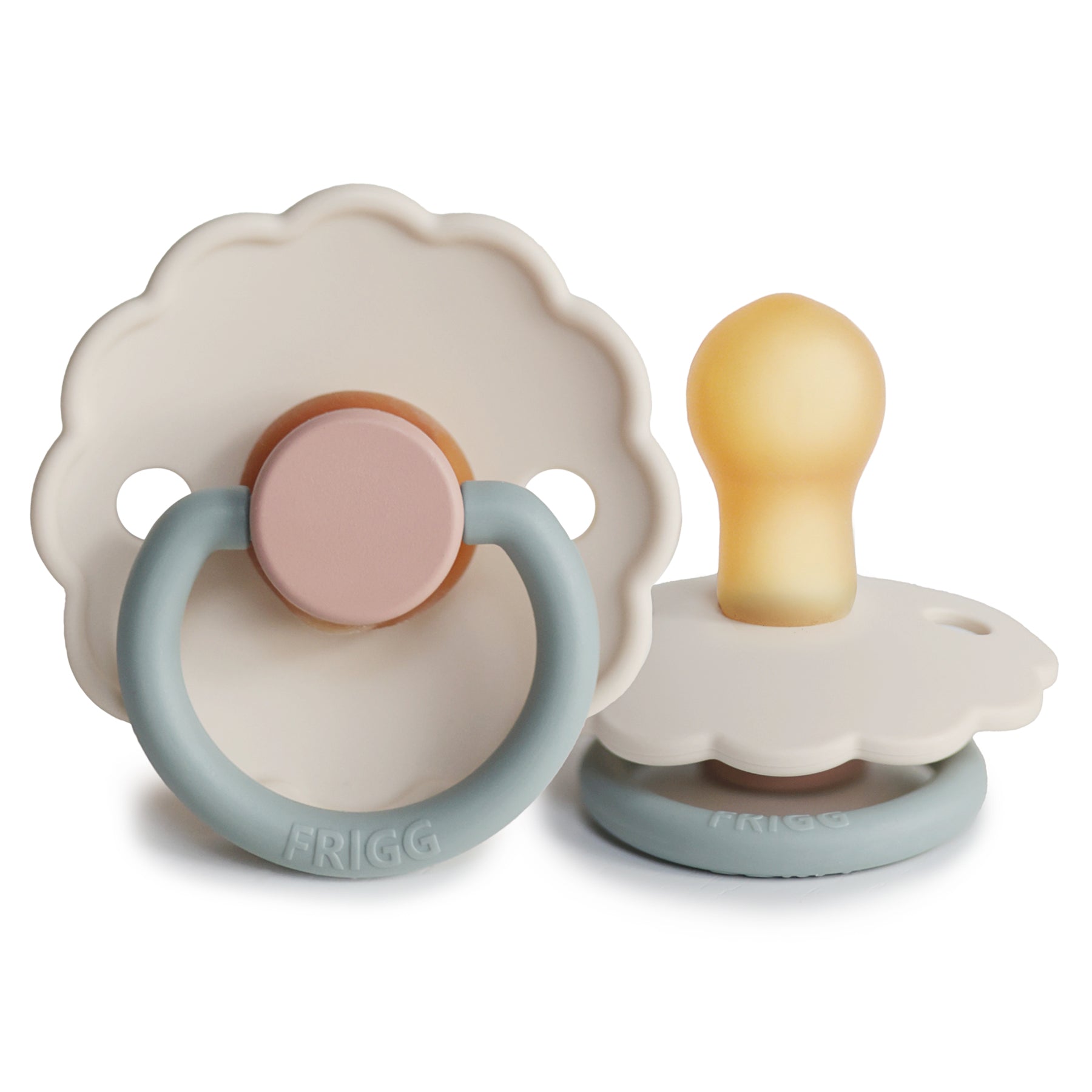 FRIGG Daisy Colourblock - Round Latex Pacifier