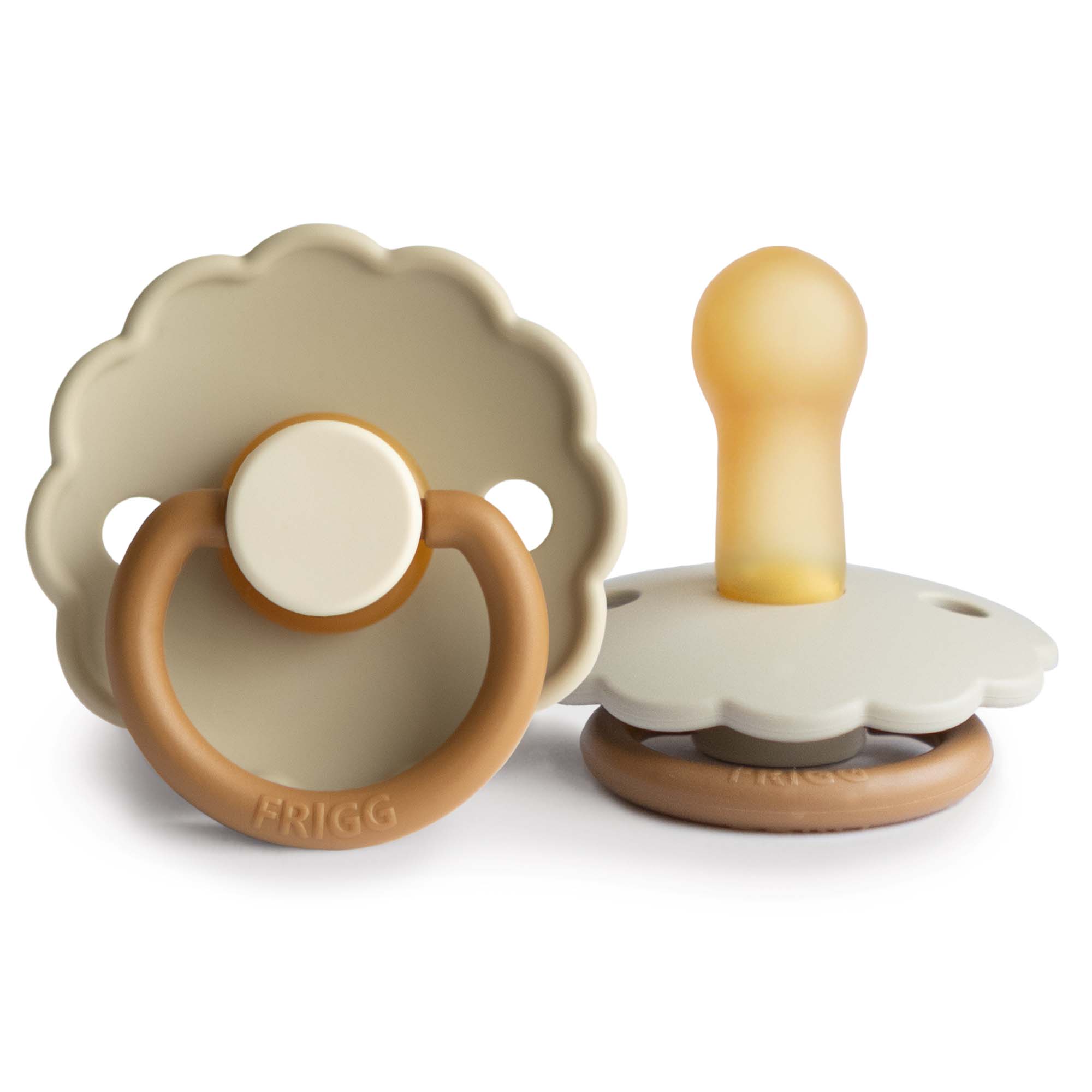 FRIGG Daisy Colourblock - Round Latex Pacifier