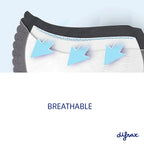 Difrax Nursing Breast Pads - 40 items white/black