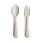 Mushie Dinnerware Fork & Spoon Set