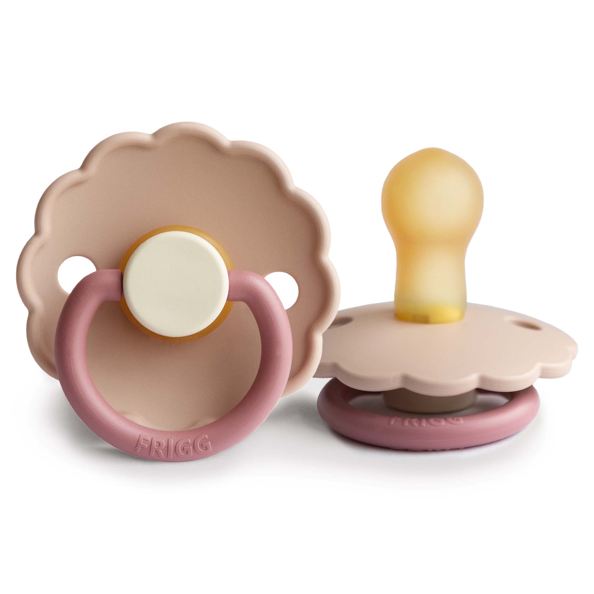 FRIGG Daisy Colourblock - Round Latex Pacifier