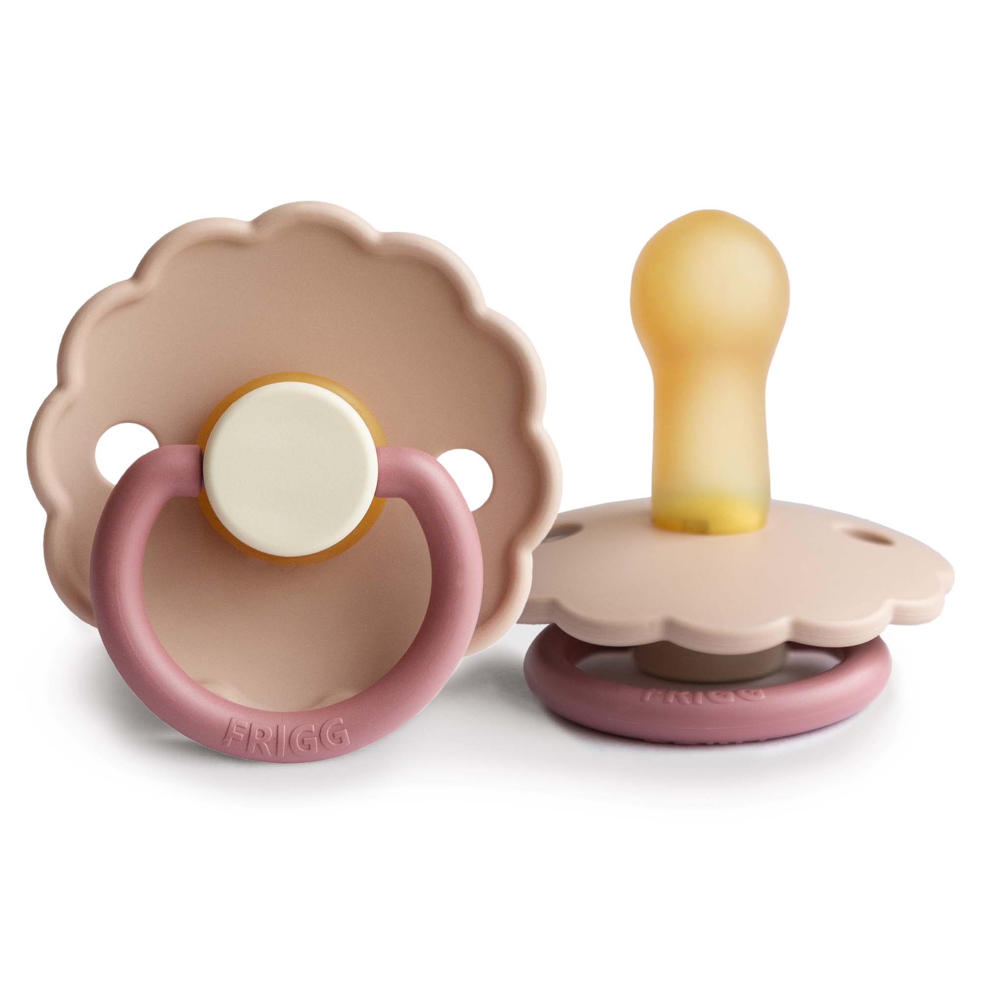 FRIGG Daisy Colourblock - Round Latex Pacifier