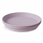 Mushie Dinnerware Plate Round (2 Pack)