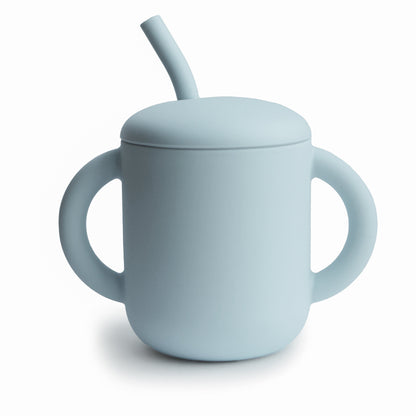 Mushie Silicone Training Cup & Straw