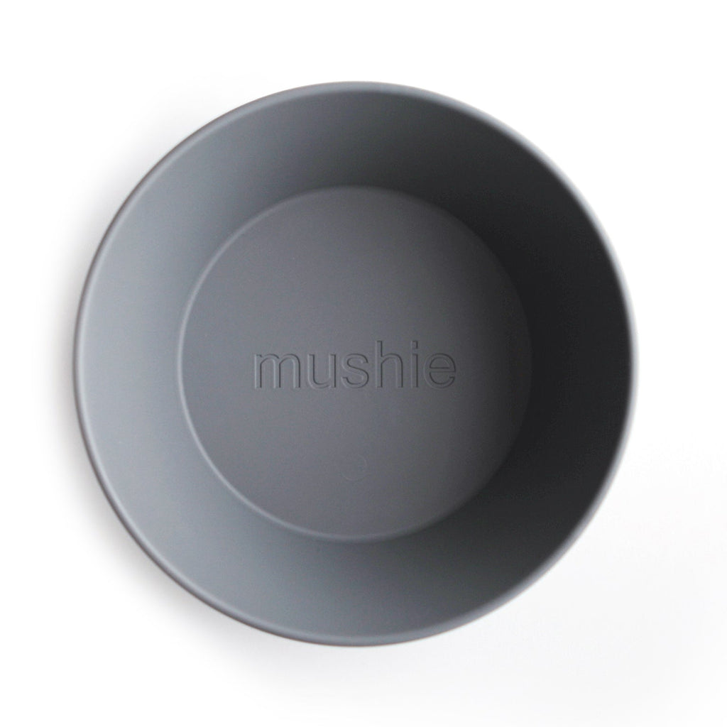 Mushie Dinnerware Bowl Round (2 Pack) - Smoke