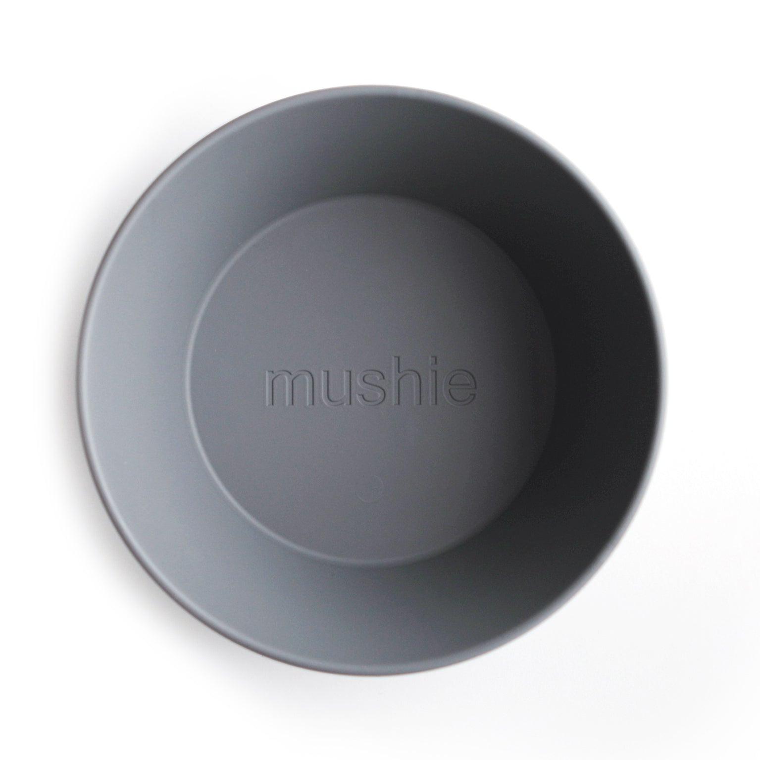 Mushie Dinnerware Bowl Round (2 Pack) - Smoke