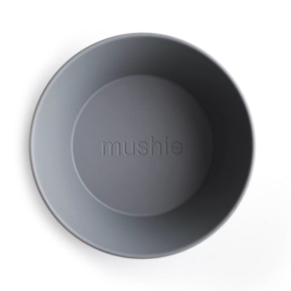 Mushie Dinnerware Bowl Round (2 Pack) - Smoke