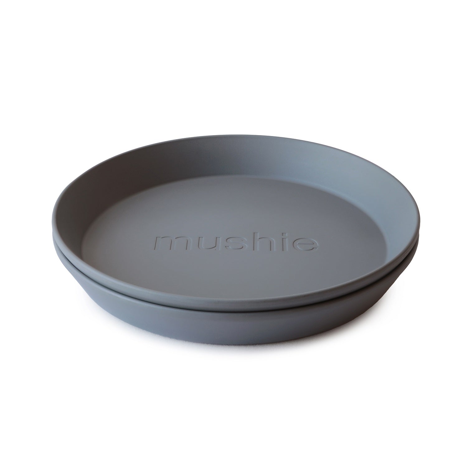Mushie Dinnerware Plate Round (2 Pack)