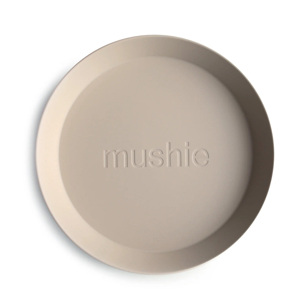 Mushie Dinnerware Plate Round (2 Pack)