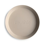 Mushie Dinnerware Plate Round (2 Pack)
