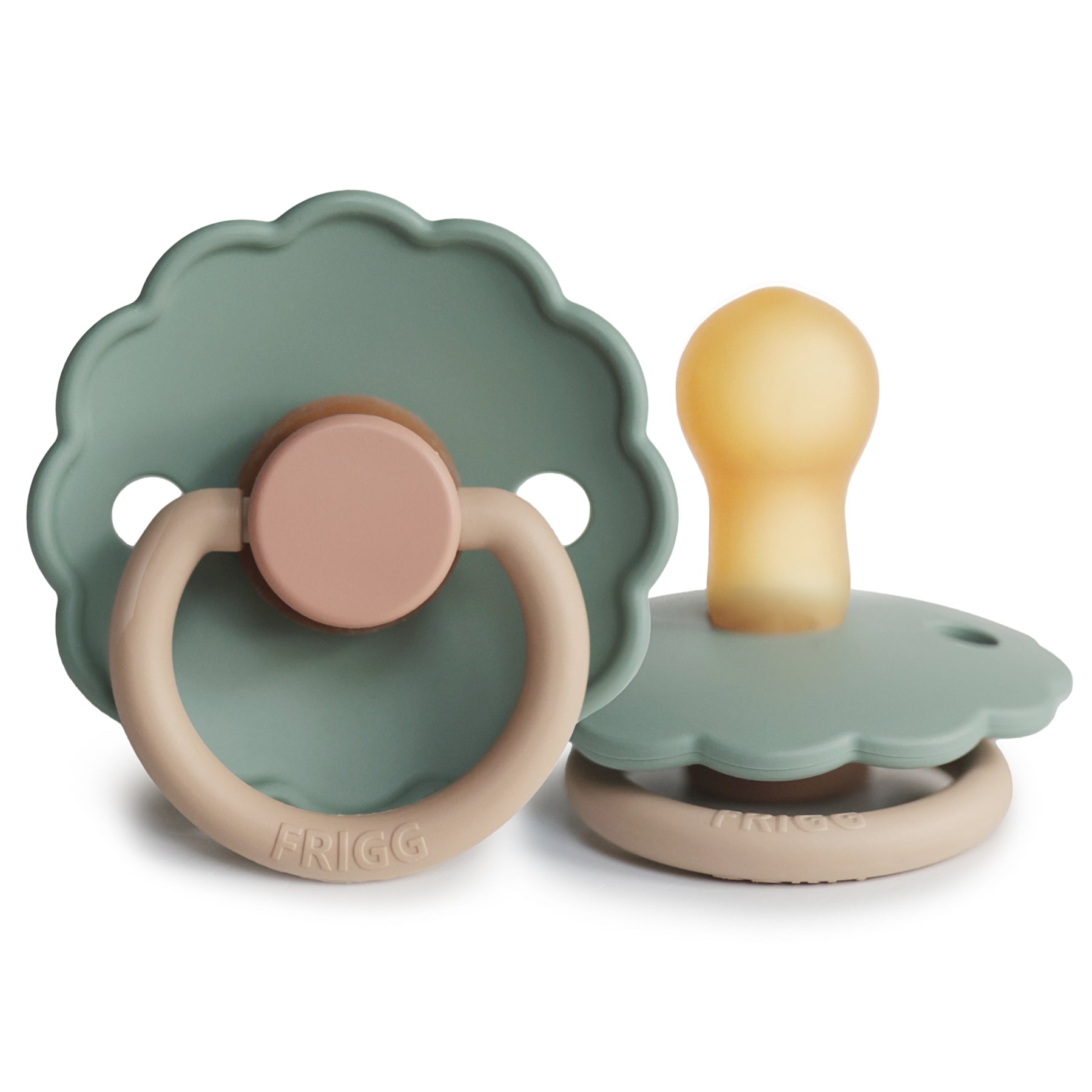 FRIGG Daisy Colourblock - Round Latex Pacifier