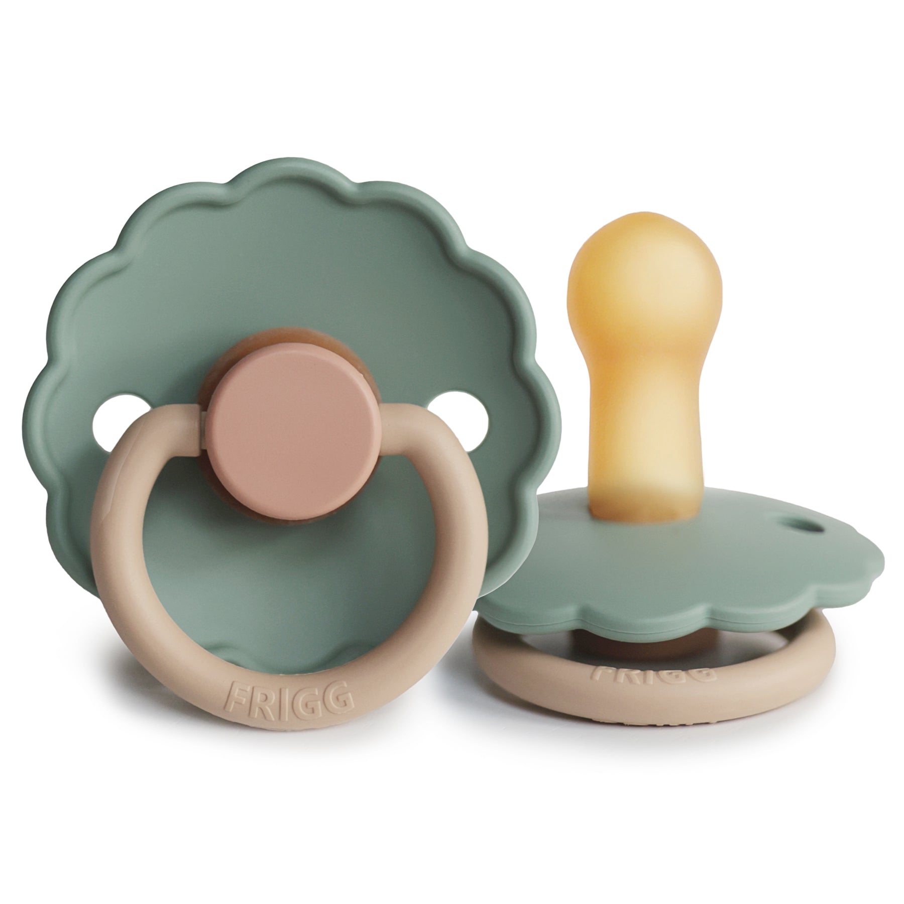 FRIGG Daisy Colourblock - Round Latex Pacifier